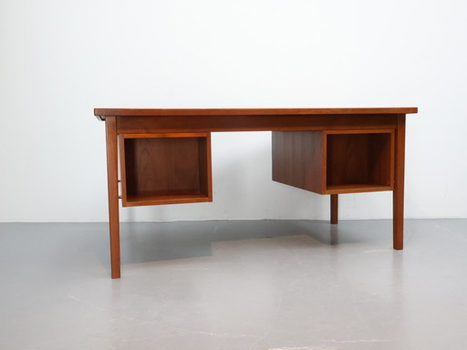 Danish vintage desk Teak Double-sided 1960s