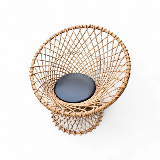 Fauteuil en rotin Rohé Noordwolde circle