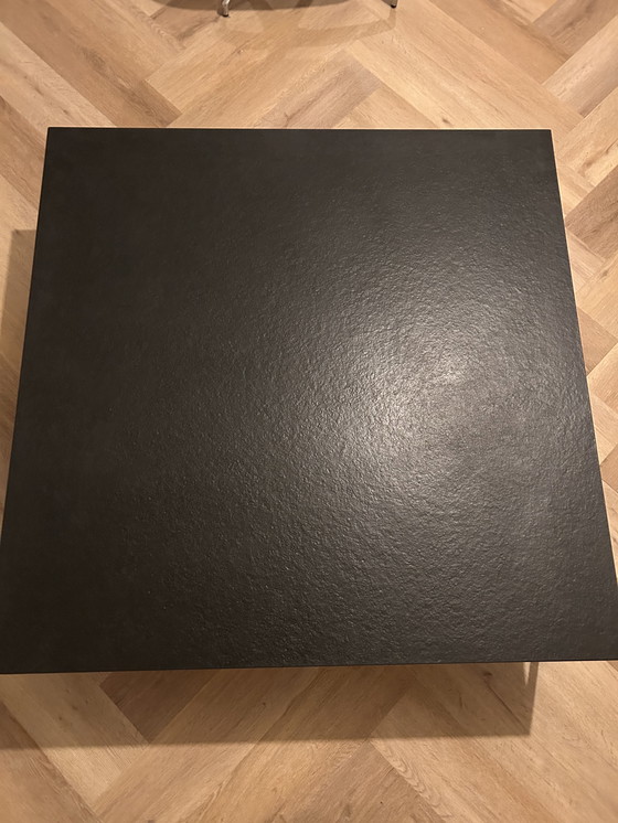 Image 1 of Tavolino Metaform DD 100x100 in acciaio inox e composito