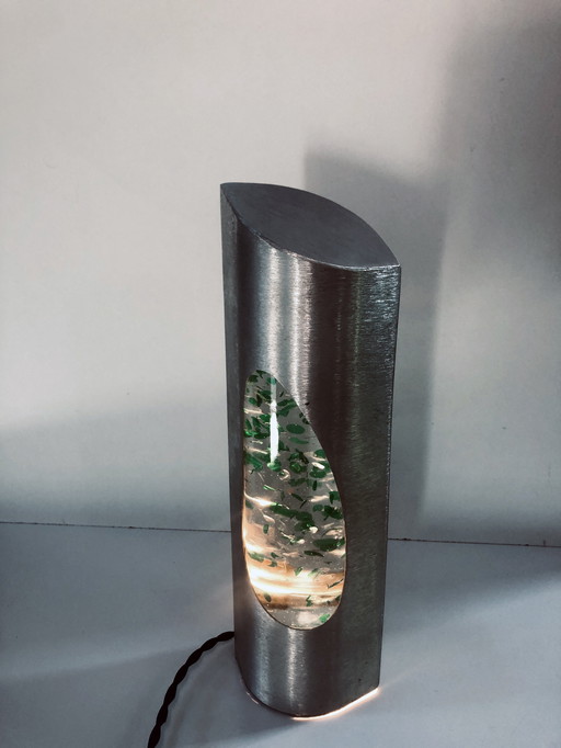 Lampe à Paillettes Vintage - Glitterlamp - Ruimtetijdperk - 1970