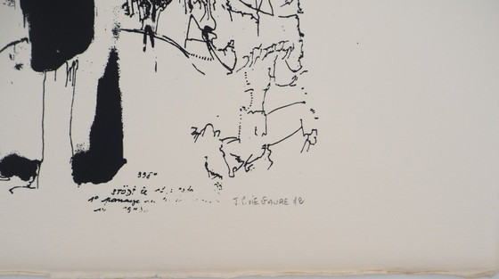 Jean-Pierre Vielfaure: Ensueño abstracto, serigrafía original firmada. – Litografías y grabados, Paper (photo 6 of 7)