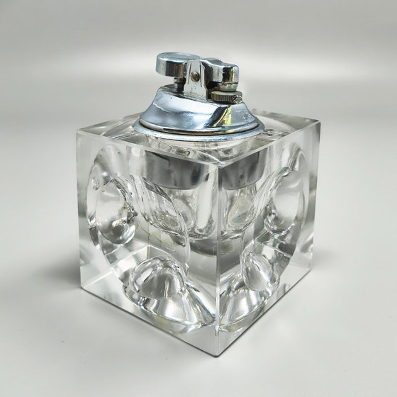 Image 1 of Raucher-Set aus italienischem Kristallglas aus den 1970er Jahren von Antonio Imperatore.