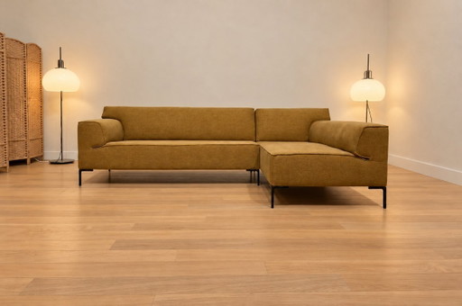 NEU Design on Stock Bloq Ecksofa Ockergelb + GARANTIE