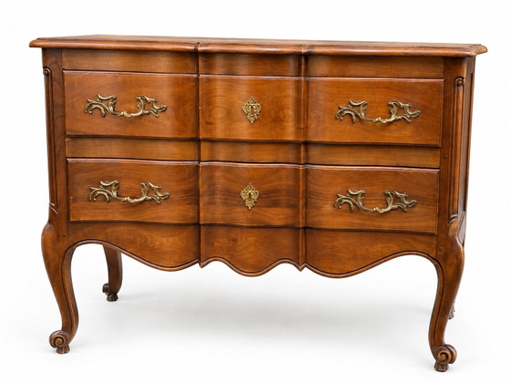 Louis XV Period Commode with Crossbow – Chest of drawers, Wood (photo 2 of 9)