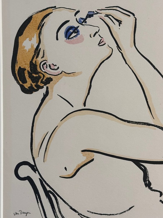 Image 1 of Kees van Dongen Rimmel litho 1920