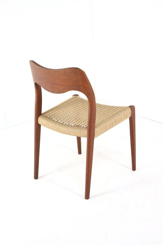 Image 1 of Set di 4 sedie Niels O Möller modello 71 vintage danese