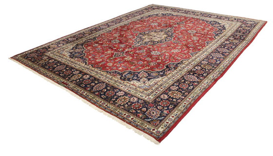 Image 1 of Tappeto persiano originale Keshan, Kashan Rosso 358 x 278 cm Ottime condizioni Classico Antico