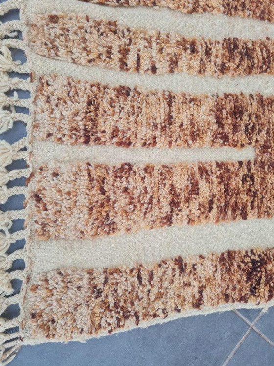 Image 1 of Handgeknüpfter Teppich aus reiner Wolle, Größe 150/350 cm