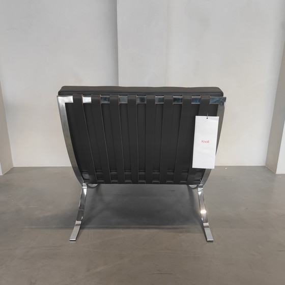 Image 1 of Knoll Barcelona Stoel - Volo Mokka Leer