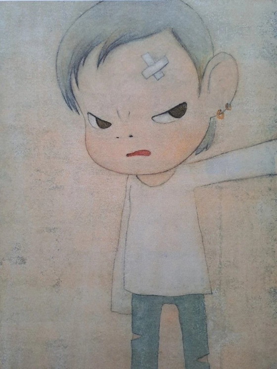 Image 1 of Dopo Nara Yoshitomo, Boy, anni '90, litografia in edizione limitata