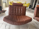 Leolux Volare in pelle marrone