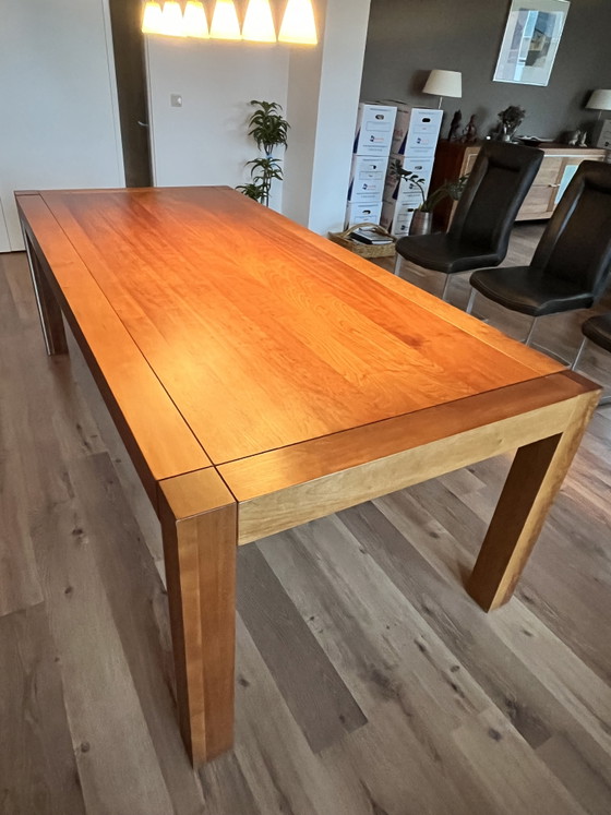 Two Design Tables Van Gaasbeek & Van Tiel Steel – van Giesbeek & Van Tiel, Dining tables, Wood (photo 5 of 5)