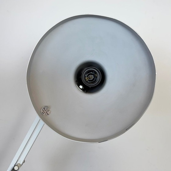 Image 1 of Lampada da tavolo vintage bianca da architetto italiano, anni '70
