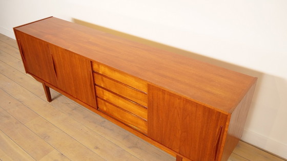 Image 1 of Vintage teak sideboard | TV cabinet | 225 cm