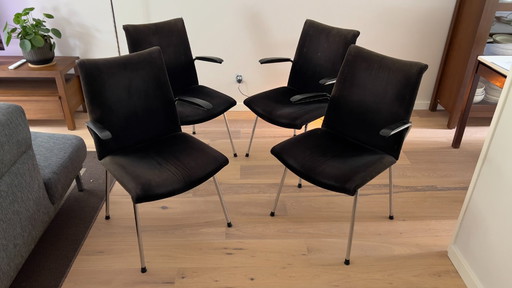 Gebr. de Wit tube chairs mid - Century Gispen style