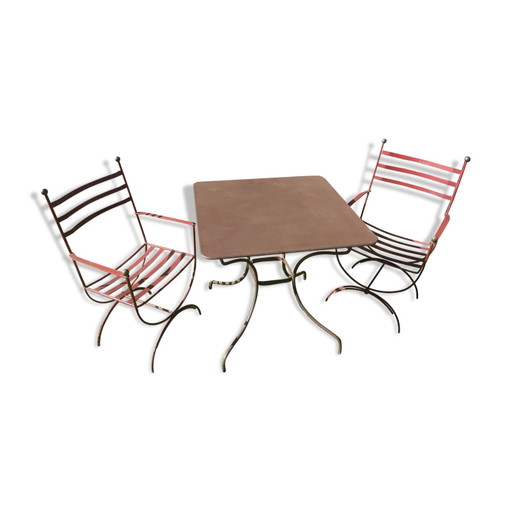 Wrought iron garden set