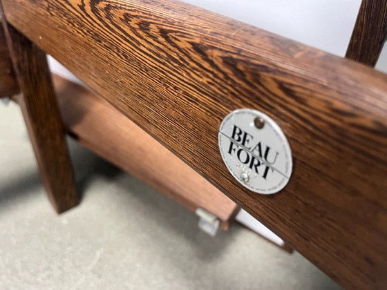 Image 1 of Ensemble de table basse belge en wengé par Beaufort, années 1960