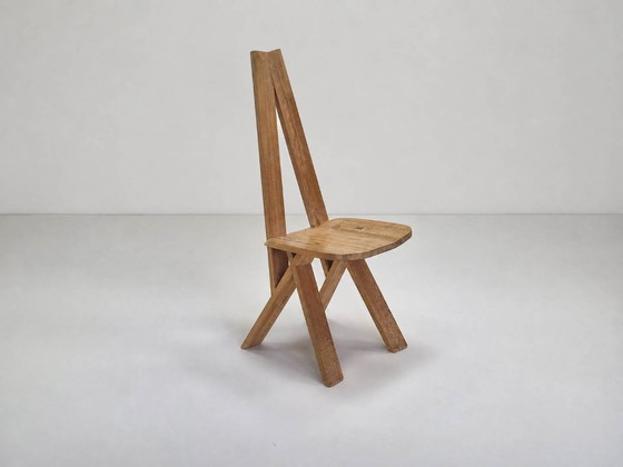 Model S45 Chlacc Wood Chair, Pierre Chapo, 1979 – Dining chairs (photo 2 of 17)