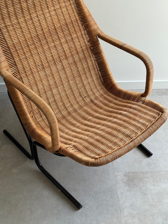 Image 1 of 1x Poltrona in rattan Dirk Van Sliedregt
