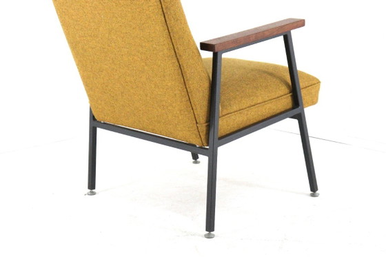 Vintage Gispen Genie Armchair Newly Upholstered Restored – Metal (photo 11 of 13)