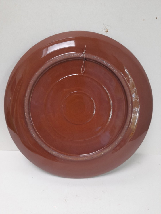 Keramik-Wandteller mit Vogelmotiv – Wanddekoration, Ceramic (photo 4 of 5)