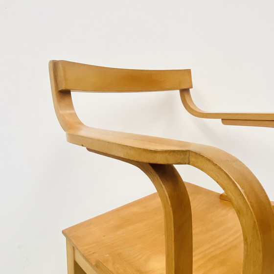 Image 1 of Sperrholzsessel aus Buche von Enraf Nonius Delft, 1970er