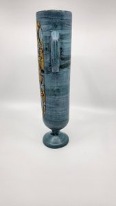 Image 1 of Ceramic pitcher Jean de Lespinasse Bleu France French Riviera 1950