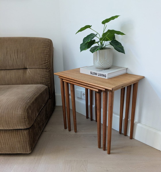 Image 1 of Vintage teak, Scandinavian nesting tables