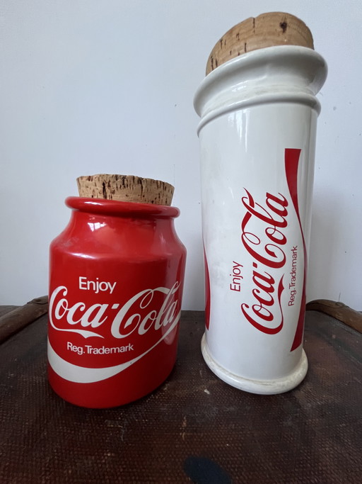 Vintage Coca-Cola jars