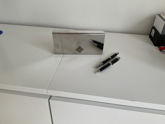 Image 1 of Pens and letters desk holder and such Mari