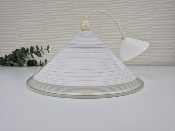 Lampada a sospensione vintage in plastica Postmodern/Space Age. – Lampade a sospensione (photo 8 of 8)