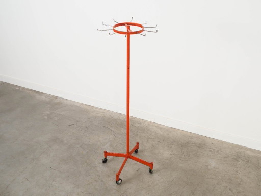 Swivel coat rack on castors, Danish design, 1970s, made in Denmark