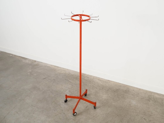 Image 1 of Swivel coat rack on castors, Danish design, 1970s, made in Denmark