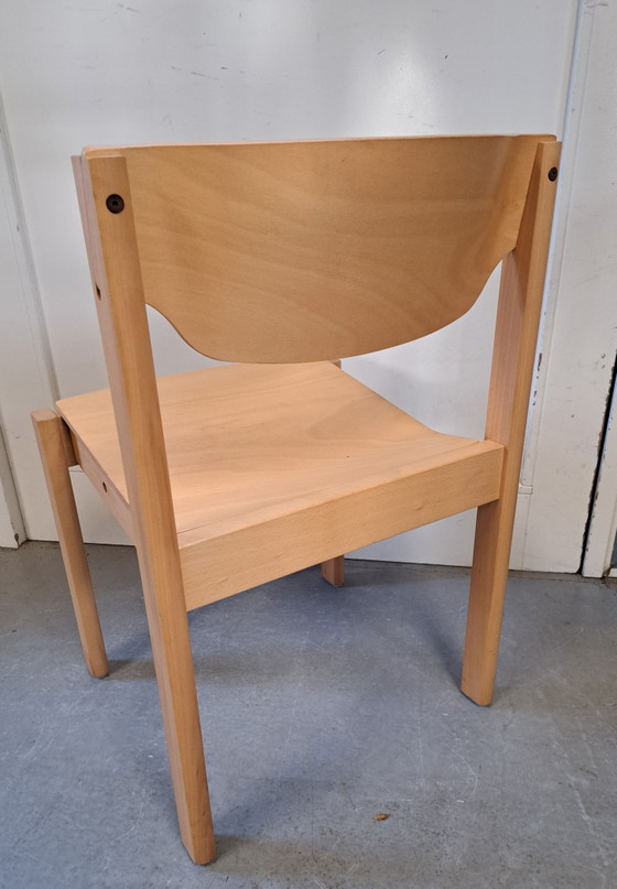 Image 1 of 6 x Deens design stapel stoelen