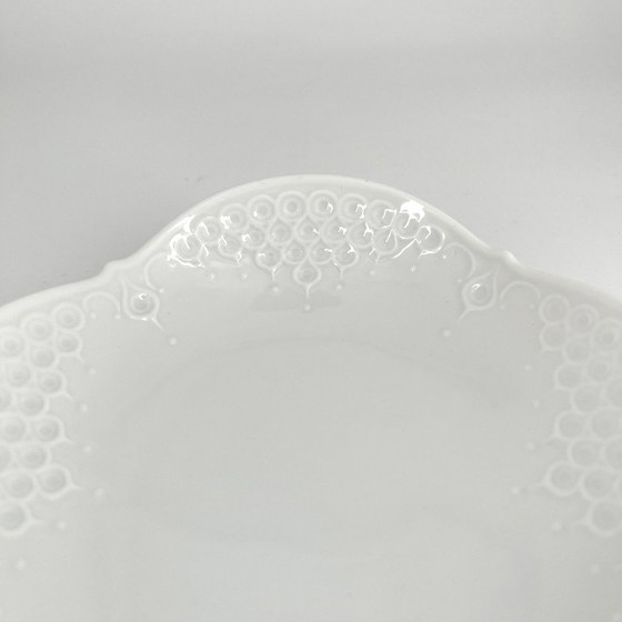 Image 1 of Elegante Meissen Porzellan Schale – Design Ludwig Zepner – Weißware in OVP