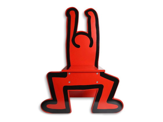 Keith Haring Kinderstuhl rot, Vilac, Dekorative Objekte, Holz (Foto 20 von 20)