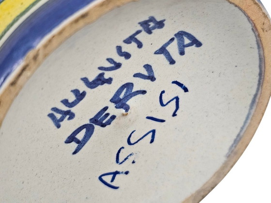 Image 1 of Augusta Deruta - Assisi - Italie - snavelkan - majolica - keramiek - 70's