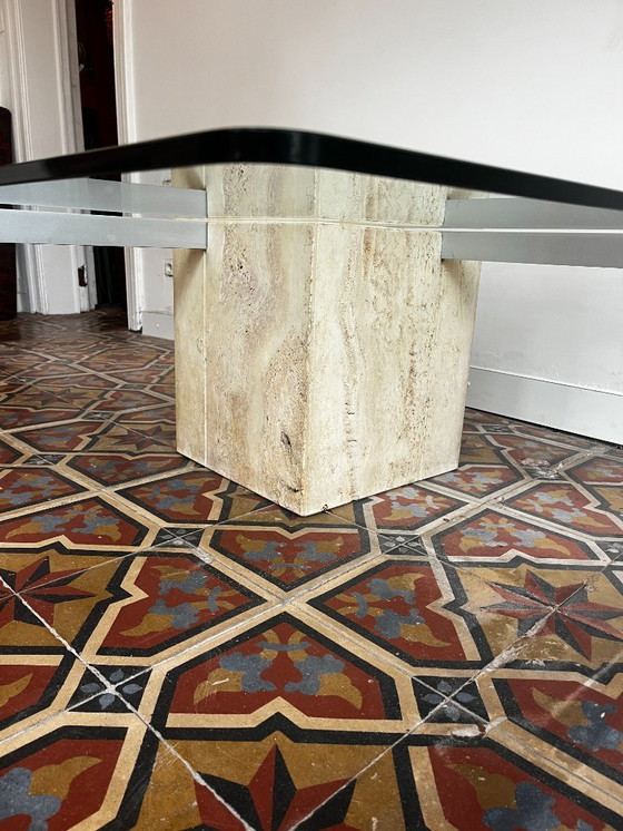 Image 1 of Mesa de centro de travertino italiano – Artedi
