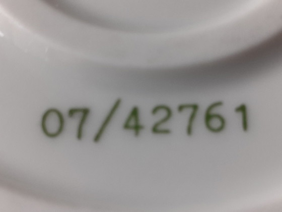 Image 1 of 1970 Seltmann Weiden Bavaria "Vert Jaune" service petit déjeuner"