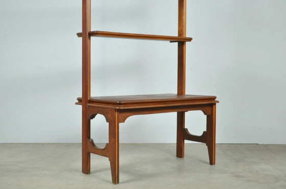 Image 1 of Mobiletto a muro in legno vintage di metà secolo, anni '60