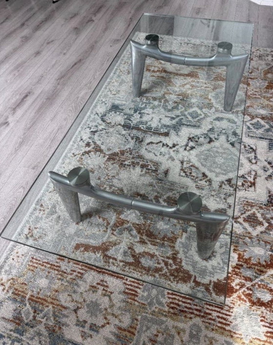 Leolux coffee table – Glass, Iron (photo 5 of 5)