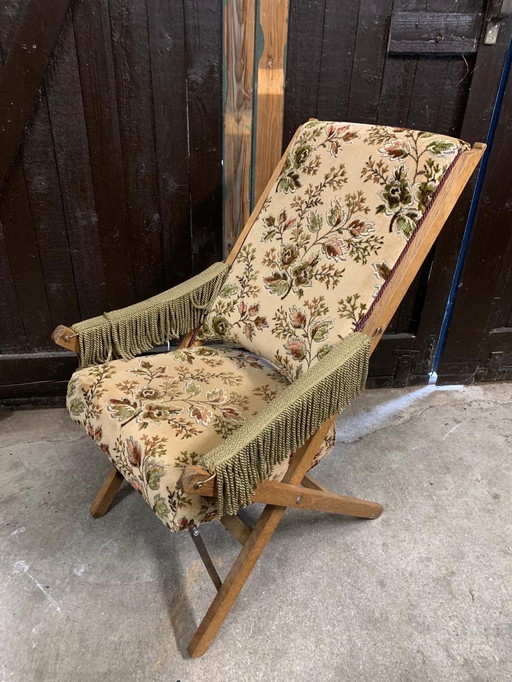 Autentico e unico klapstoel vintage con franchi