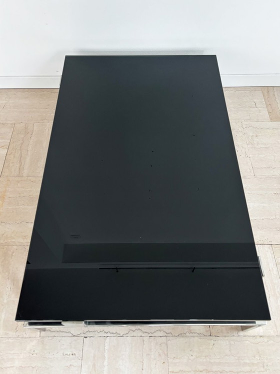 Large Coffee Table by Fontana Arte, Italy, 1970s, Glass, Black (photo 6 of 14)