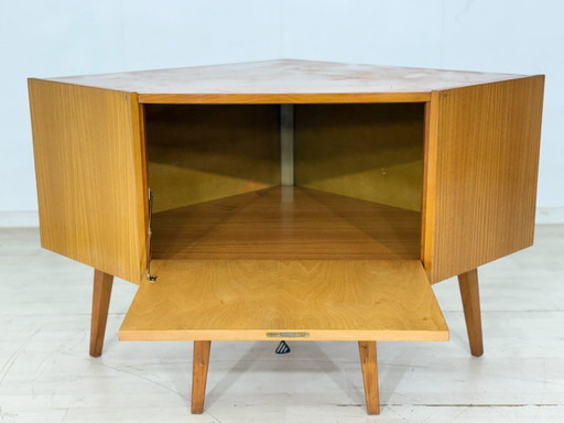 Mueble esquinero de mediados de siglo / Mueble vintage / Mueble esquinero – década de 1960