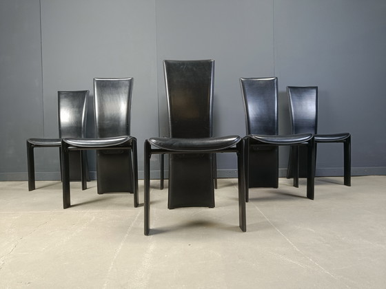 Image 1 of Vintage Dining Chairs by Pietro Costantini, 1980s, Set of 6