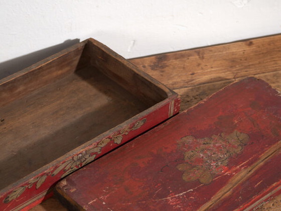 Caja antigua con pátina roja (c.1900) #4 – Armarios de almacenamiento (photo 17 of 40)