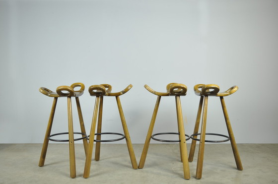 Image 1 of Sgabelli da bar speciali vintage brutalisti spagnoli Marbella, 1970 Spagna