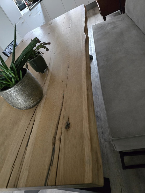 Image 1 of Beautiful heavy tree trunk dining table