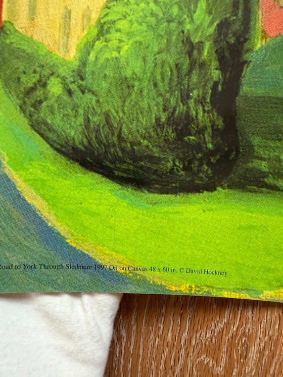 Image 1 of David Hockney (1937-2026), The Road to York Through Sledmere, 1997, copyright David Hockney, Printed in the UK