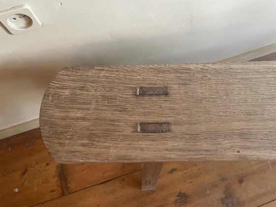 Image 1 of Long Bench Church Pew Oak FR 153 cm